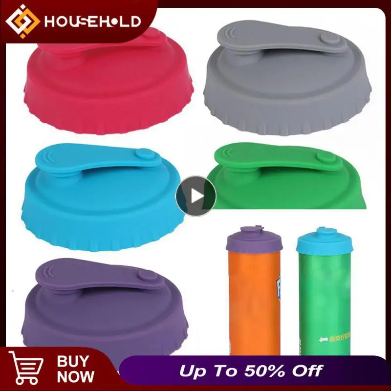 

17g Easy To Clean Lid Leak-proof Beer Can Sealing Cap Safety Material Good Sealing Storage Lid Kitchen Supplies Silicone Lid