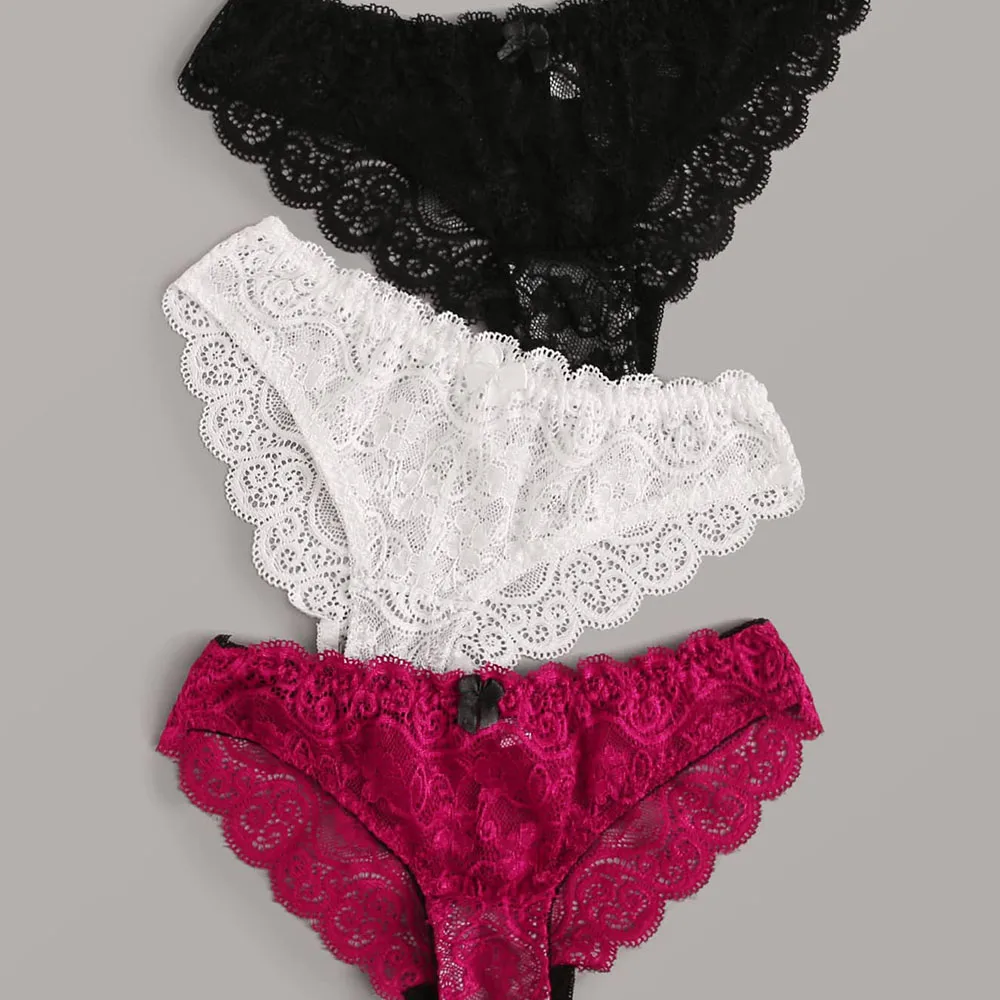 Сексуальные женские трусики Aundies ажурное нижнее белье для дам трусы комплекты