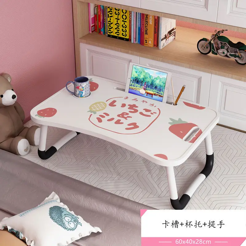 

Aoliviya Official New Mini Table for Ipad Dormitory Bed Desk Foldable Laptop Desk Multifunctional Folding Table Small Table