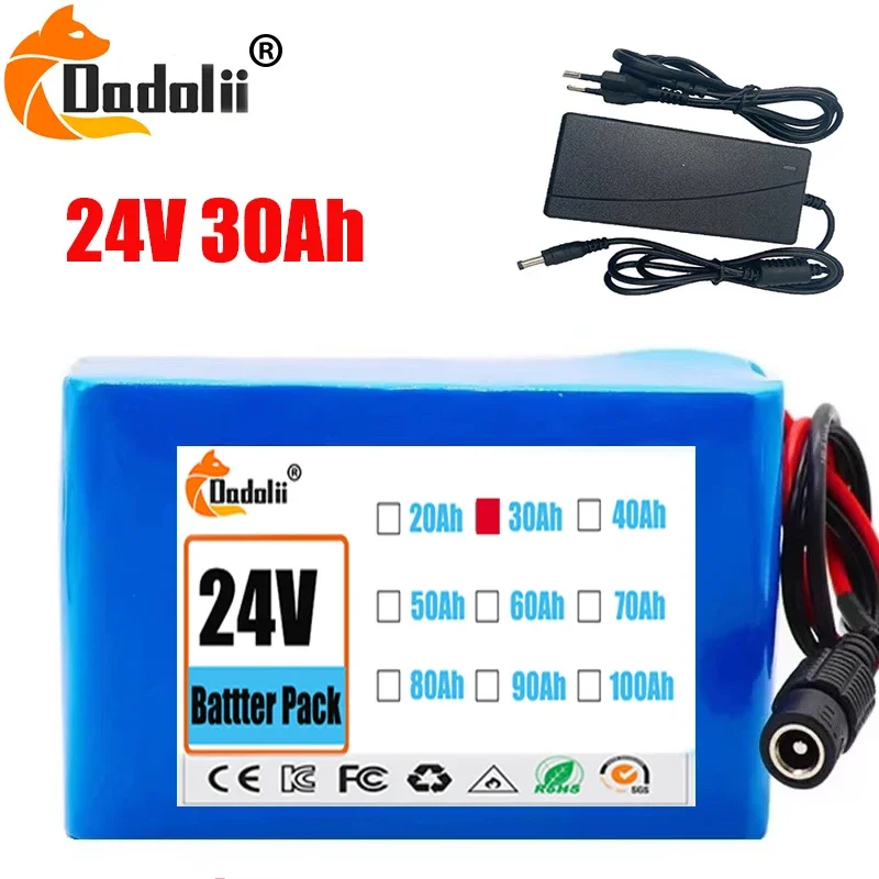 Dadolii 6S3P 24В 30000 мАч литий-ионный аккумулятор для электровелосипеда