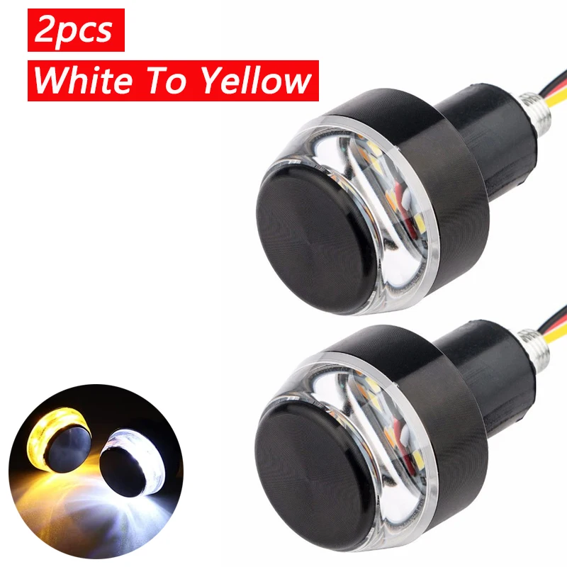 

Указатель поворота CNC для мотоцикла, ручка для руля 22 мм, 12 В