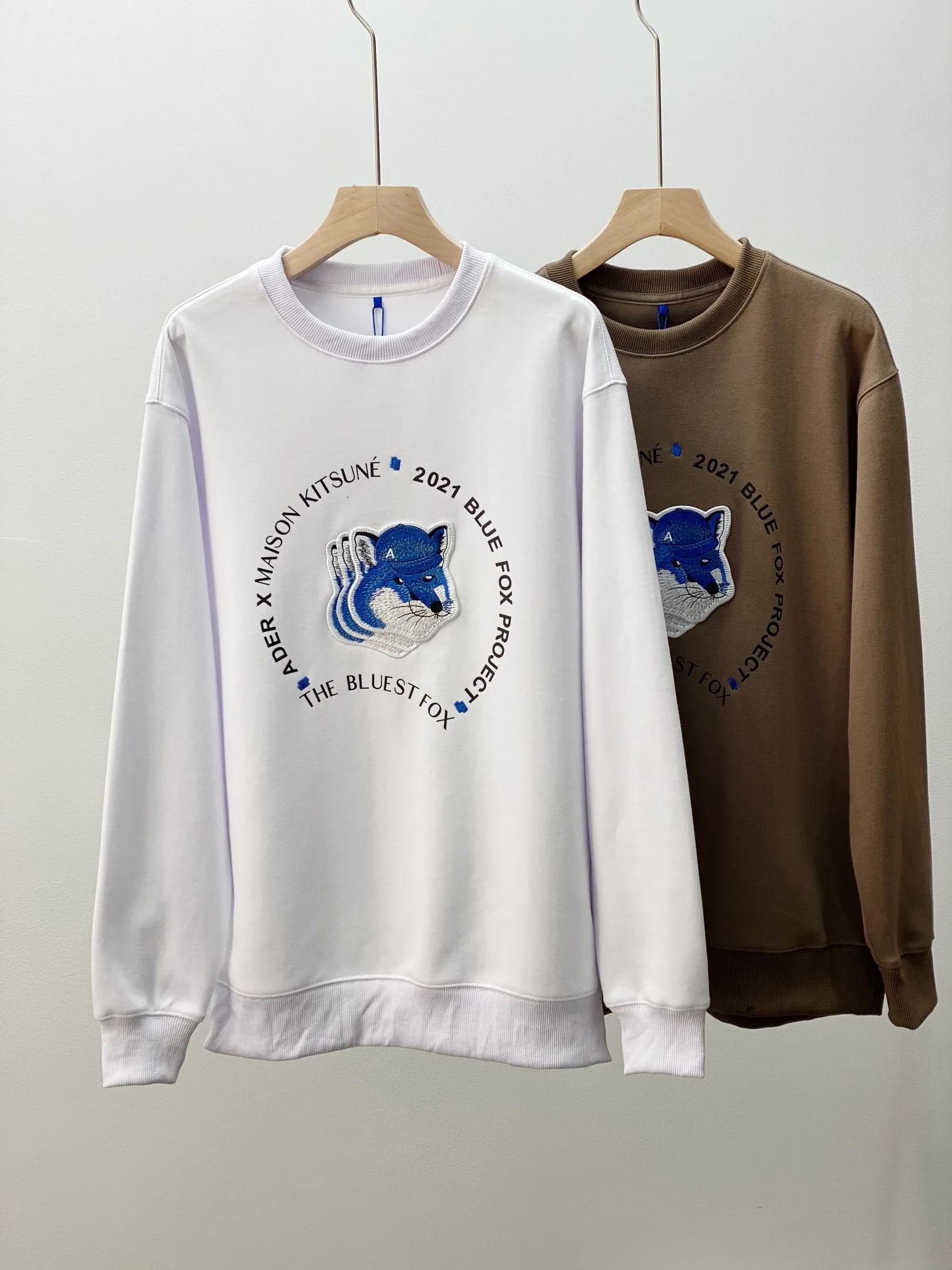 

Korean style 1:1 high quality couple unisex hoodie OS style sweatshirt New ader error hoodie ADER fox head embroidery