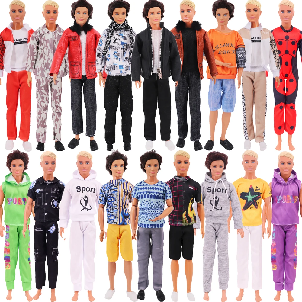25 Style Ken Barbies Doll Clothes Sportswear Prince's Daily 