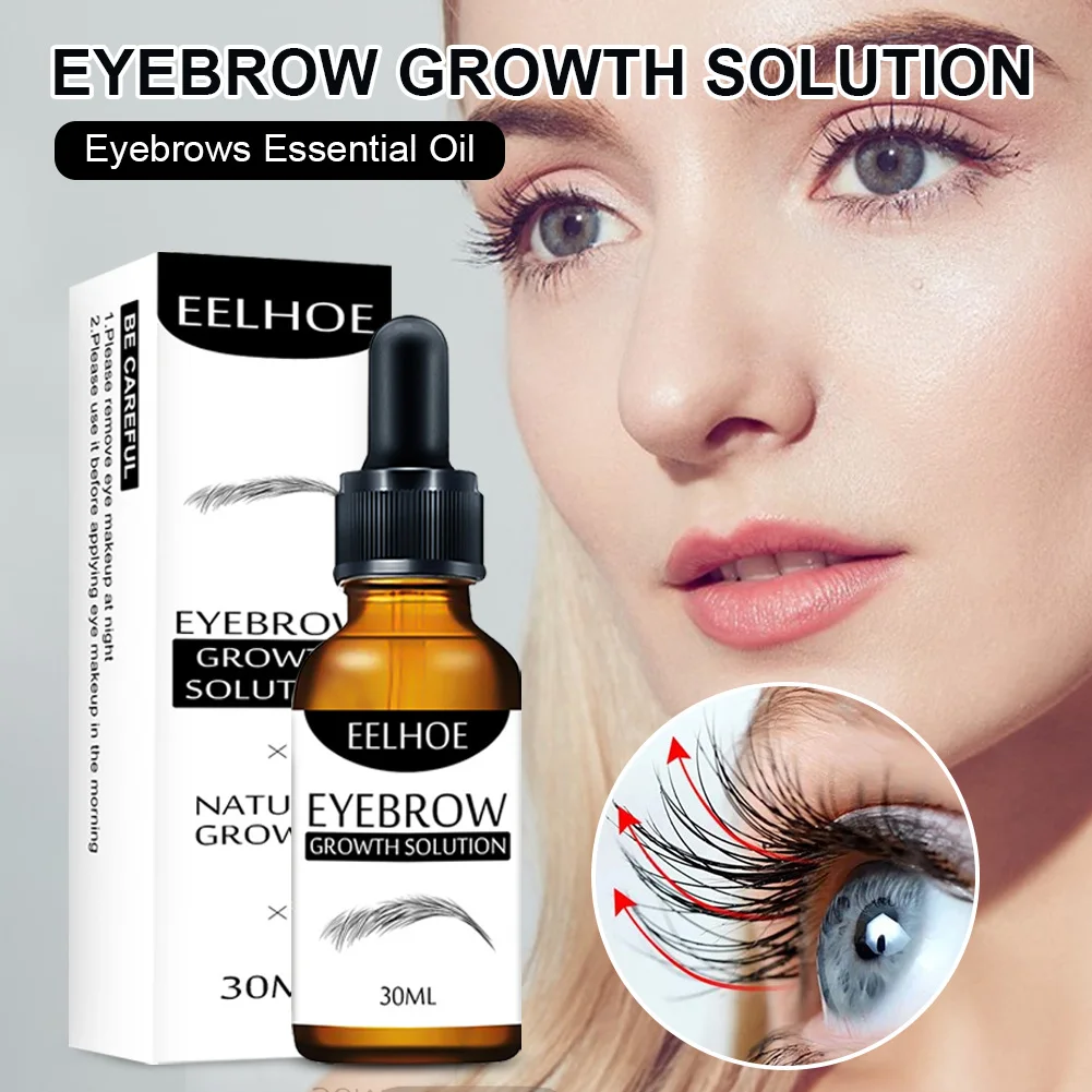 

Eyelash Growth Serum Fast Growing Eyebrow Eyelash Enhancer Longer Thicker Lashes Eyebrows Essential Oil Lengthening Eyelash