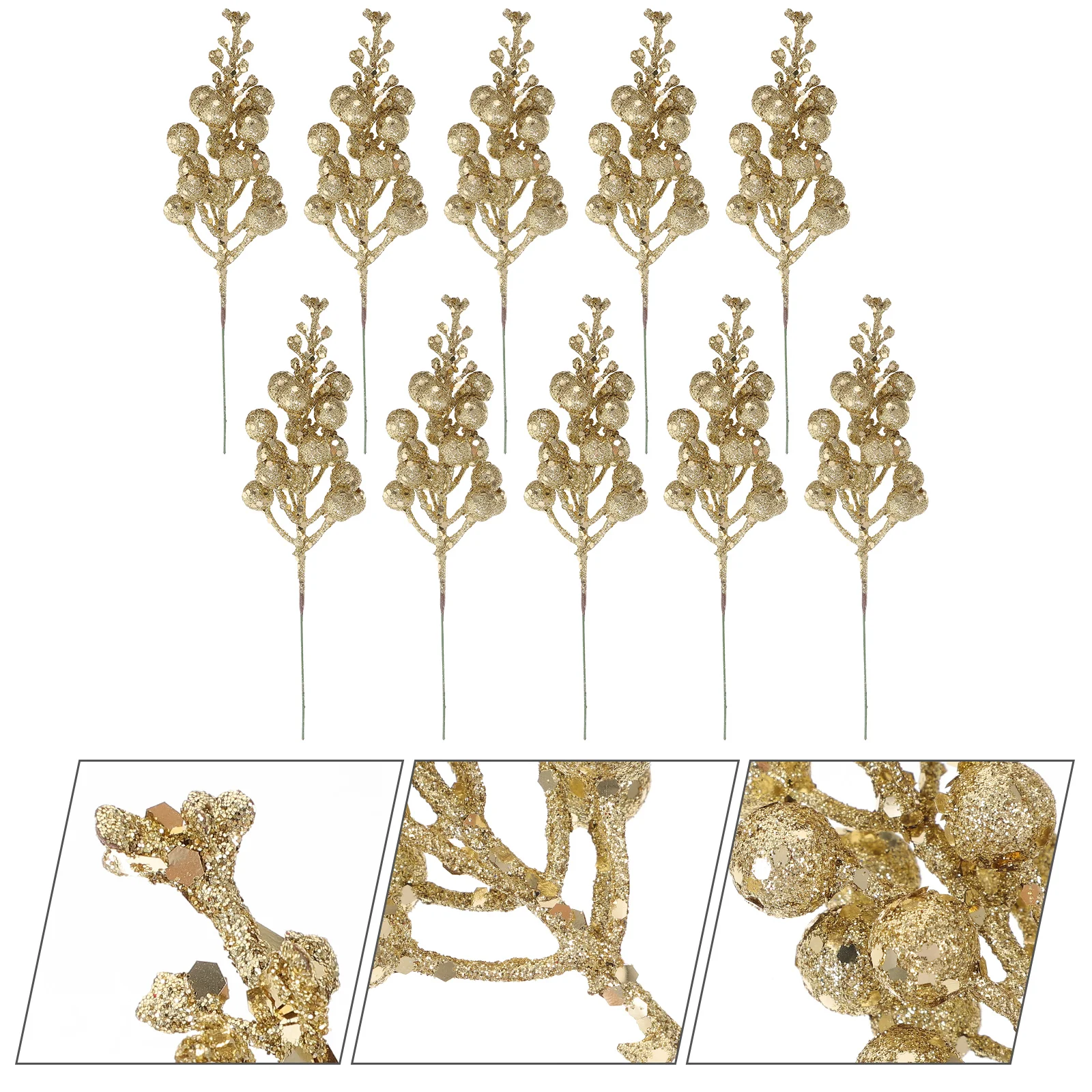 10 шт. рождественские имитации ягод елочные украшения искусственные выбор