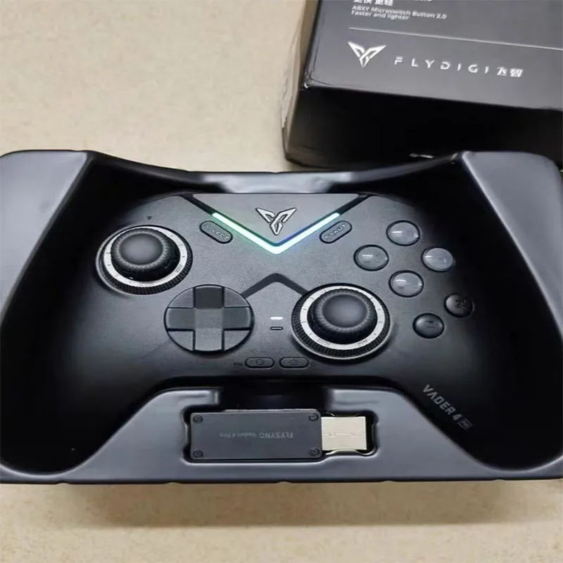 Фото Беспроводной игровой контроллер Flydigi VADER 4Pro с рычагом регулировки силы, джойстиком, поддержкой триггера вибрации Переключатель/ПК №4
