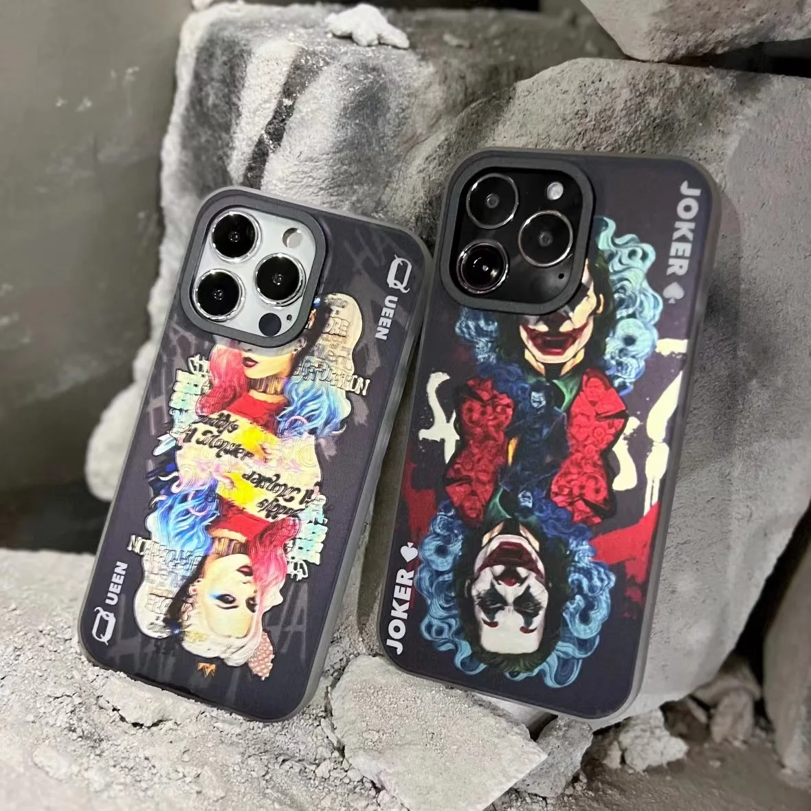 

Harleys Quinns Jacks cartoon Phone Cases For iPhone 14 13 12 11 Pro Max Back Cover