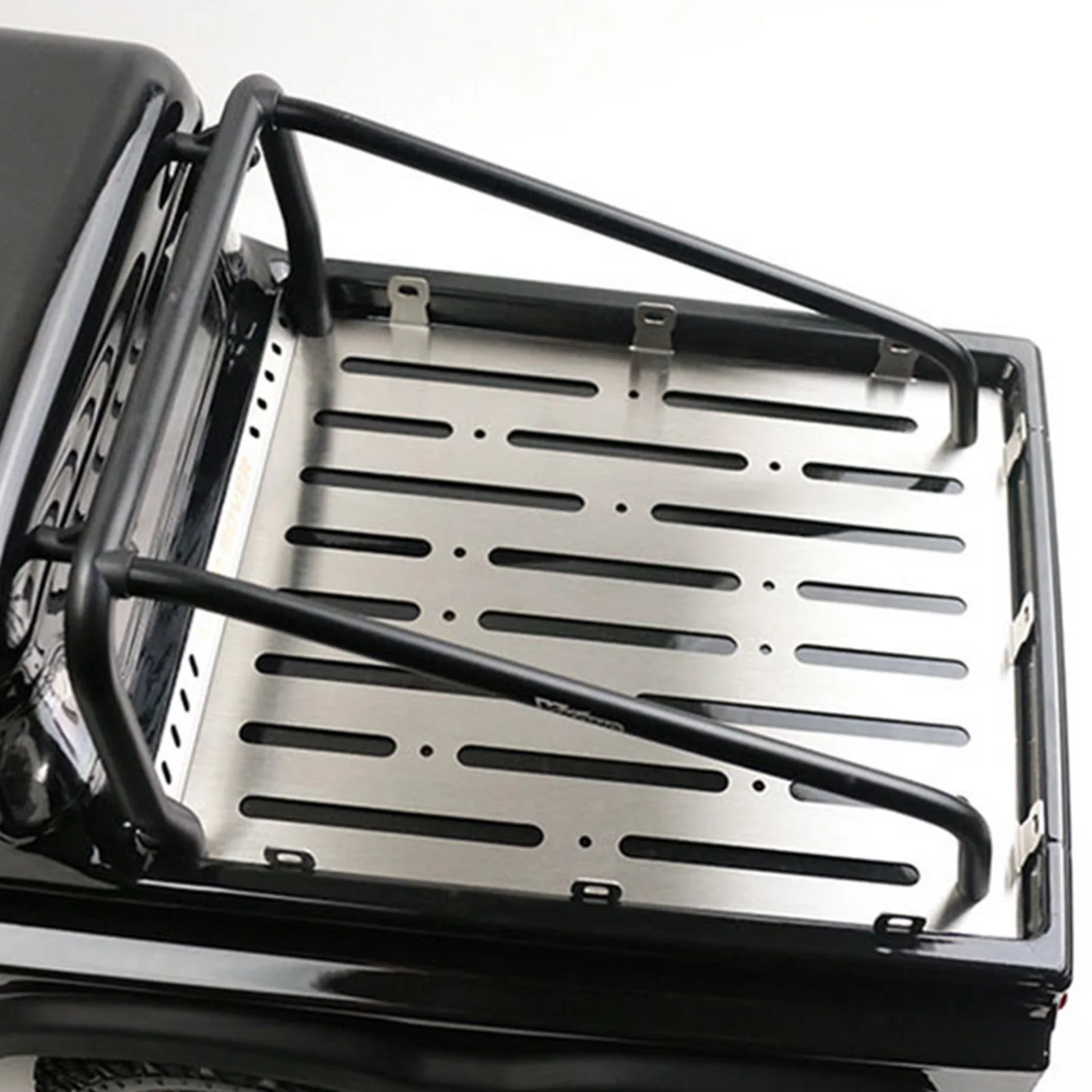 

For Yikong 6*6 Yk6101 Pick Up Rc Racing Truck Car Modification Parts Stainless Steel Trunk Cover Decorative Plate