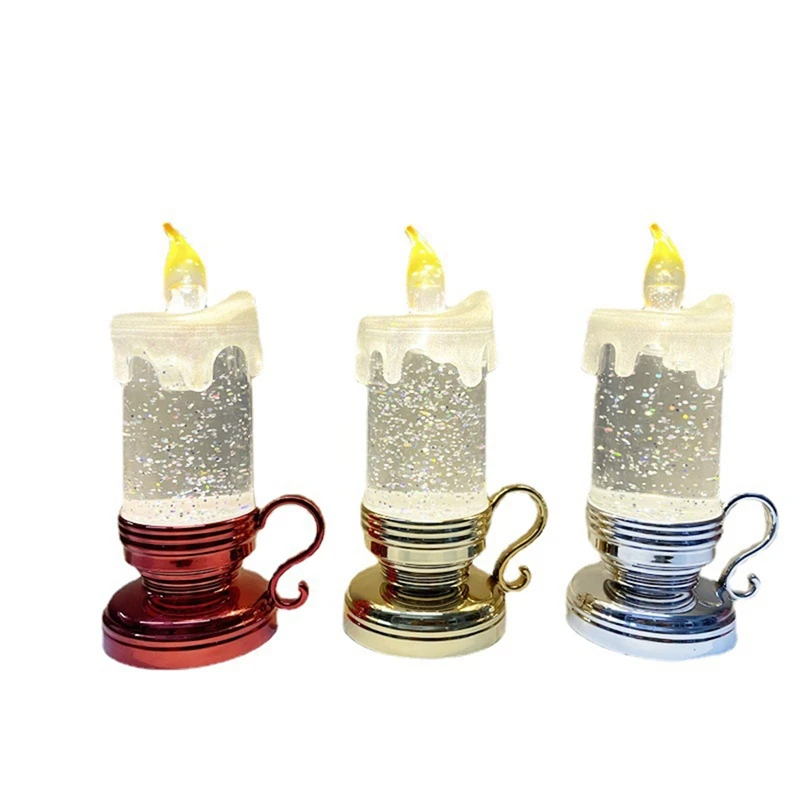 

Retro Small Oil Lamp Electronic Candle LED Light Pony Lantern Creative Decoration Ornaments Gift Wind Lamp
