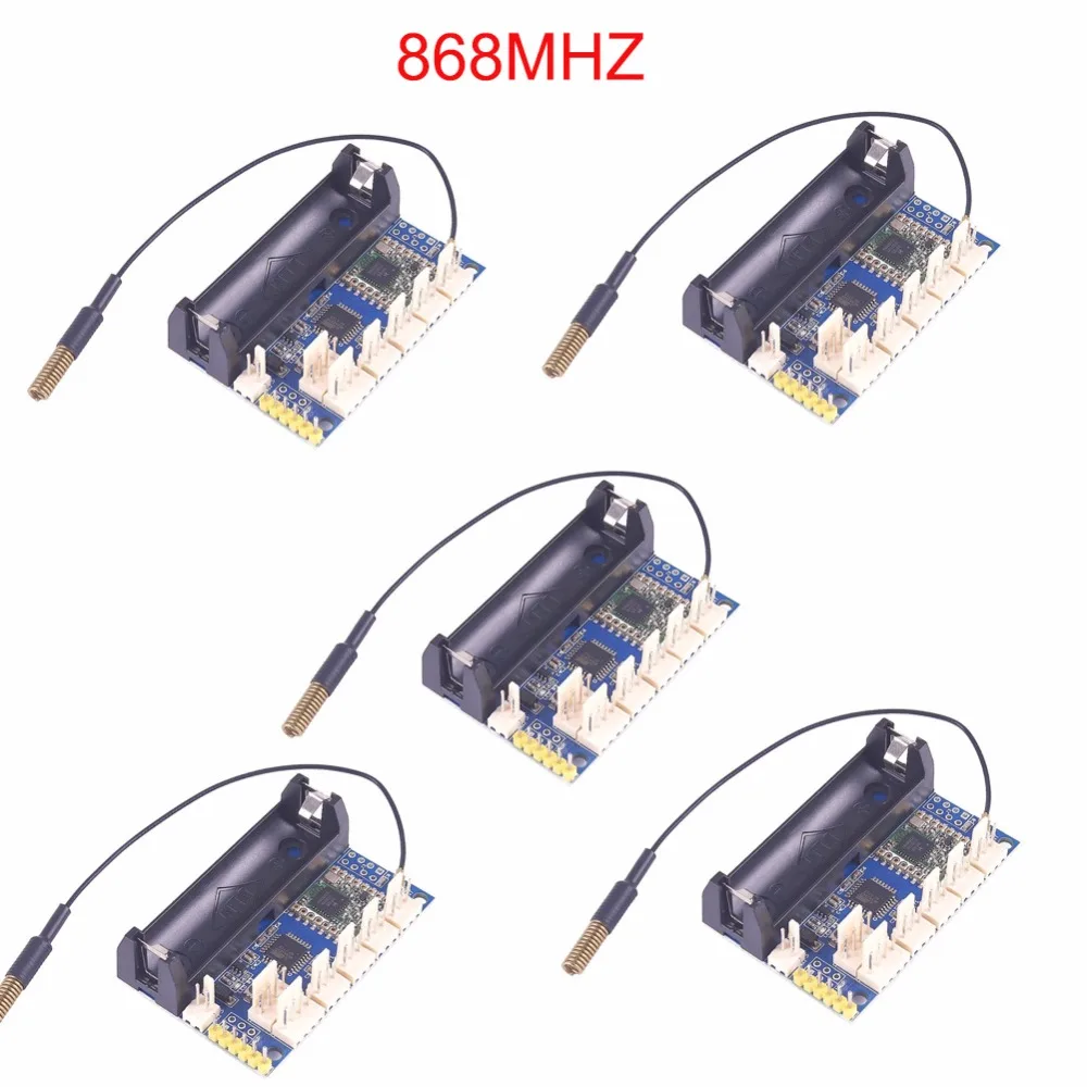 5 шт. 868 МГц LoRa радиоузел V1.0 IOT беспроводной модуль Lora RFM95 SX1276 для Arduino ATmega328P 3,7-12 В Антенна uFL