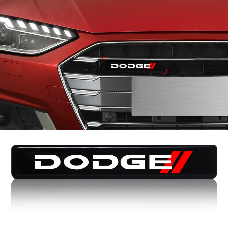 

1pcs Car Styling Front Hood Grille Emblem LED Decorative Light for Dodge Caravan Neon Viper Demon RAM 1500 2500 3500 SXT