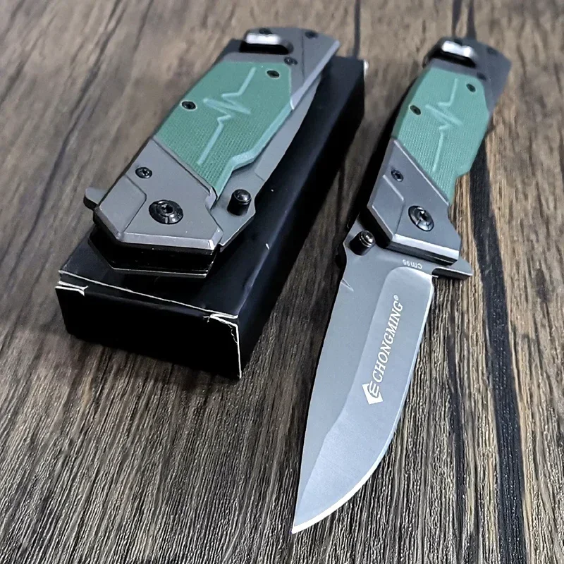 Нож из дамасской стали быстрооткрывающийся складной клинок нож 440C VG10 Ручной