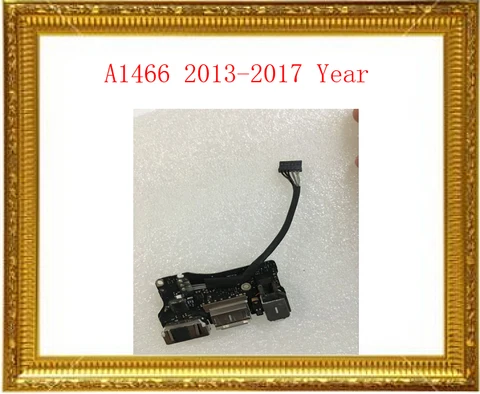 Оригинальная плата питания A1466 с разъемом постоянного тока 820-3455-A ввода-вывода, USB-плата со звуковым Рандом для MacBook Air 13 "2013-2017