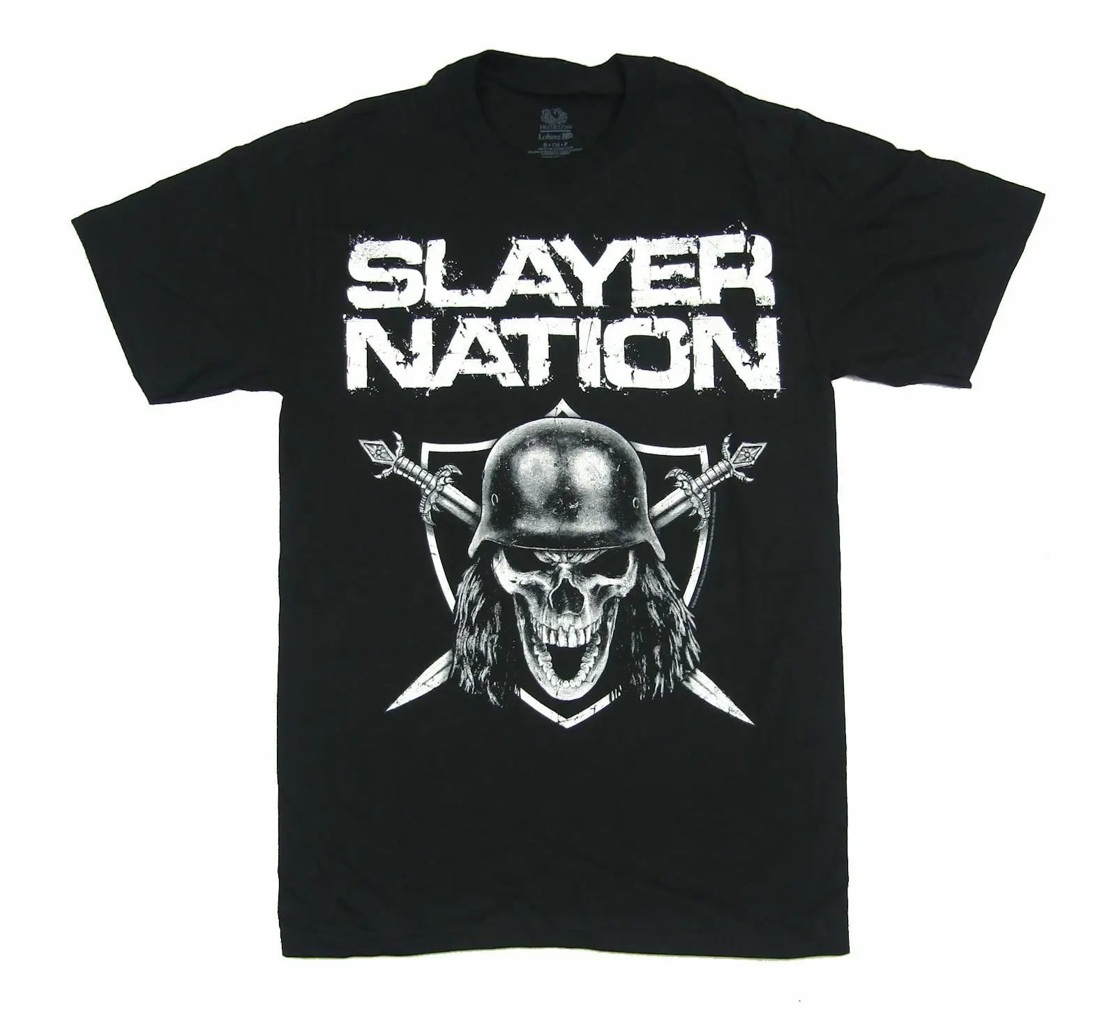 

Slayer Nation Philly Philadelphia 2014 Show Black T Shirt New Band Tour