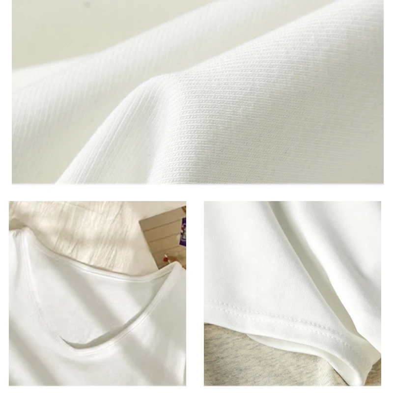 Женские футболки однотонные повседневные топы с короткими рукавами Losse