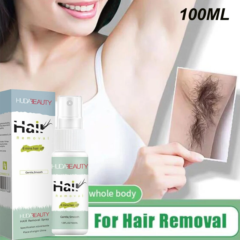 

100ml Painless Hair Removal Spray Face Body Intimate Hair Depilatory Beard Bikini Legs Armpit Hair off Hair Remover Spray