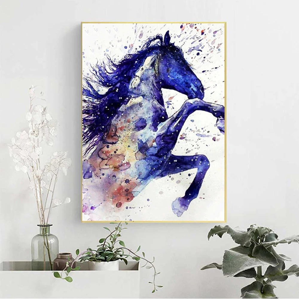 

5D Diamond Painting Full Diamond Mosaic Animal Horse Diamond Oil Painting Adult Rhinestone Embroidery Cross Stitch Kit