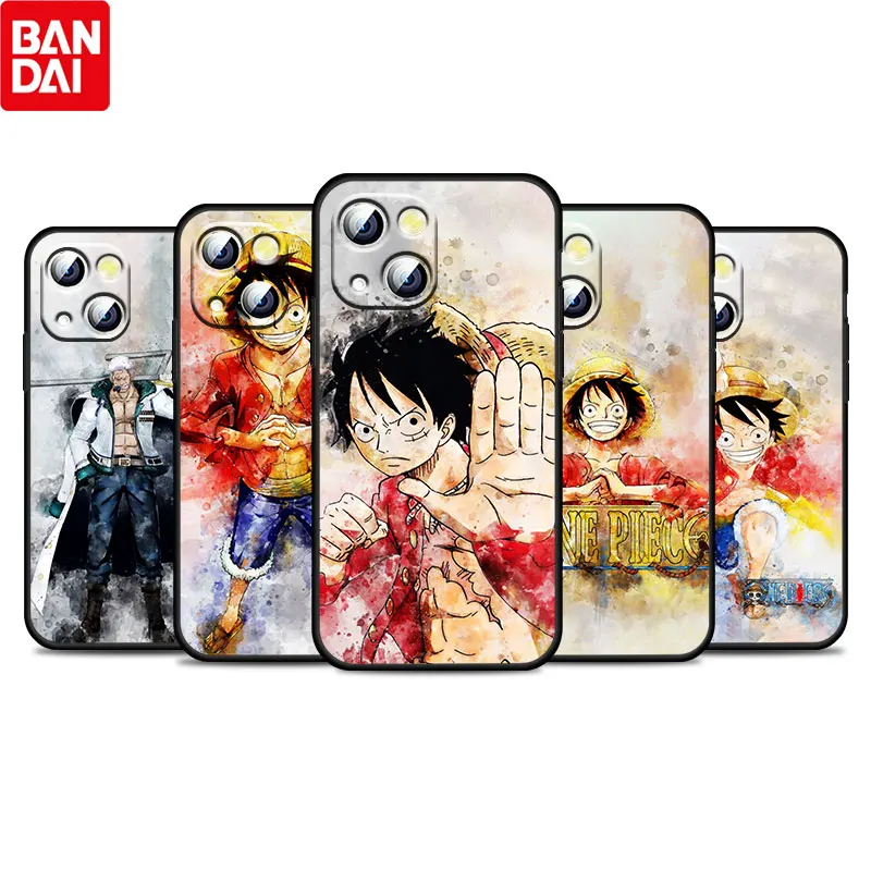 

One Piece Luffy Cool For Apple iPhone 13 12 Pro Max Mini 11 Pro XS Max X XR 8 7 6 Plus SE 5S Soft Black Phone Case Coque Capa