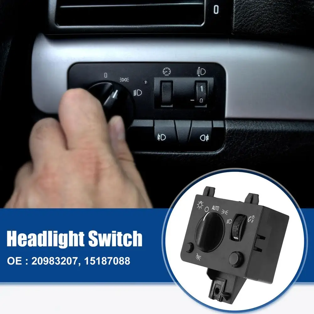 

Car Headlight Switch Replacement 20983207 15187088 Compatible For 2004 - 2012 C hevrolet Colorado G mc