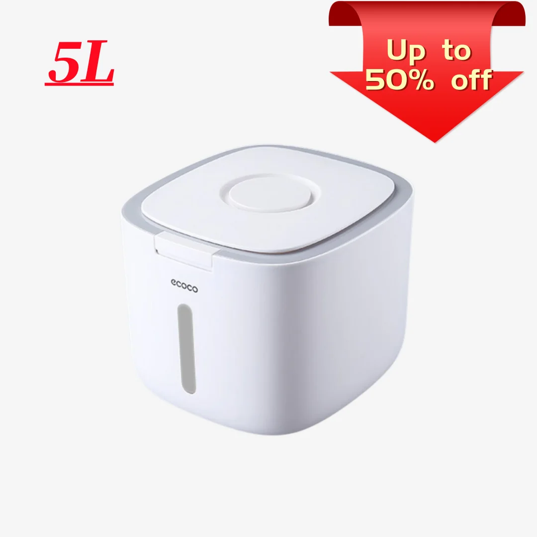

Dog Large Sealed Organization Box Food Storage Grain & Capacity Container Moisture-proof Rice Storage Kitchen