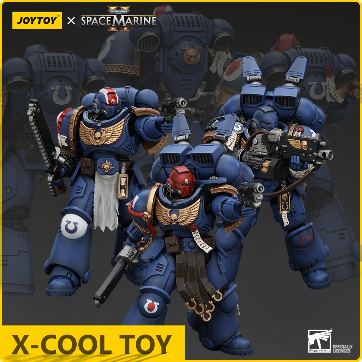 Игрушка Joy Warhammer 40K экшн-фигурка Uitramarines Lieutenant Titus Gadriel Brother Chairon Joint подвижная