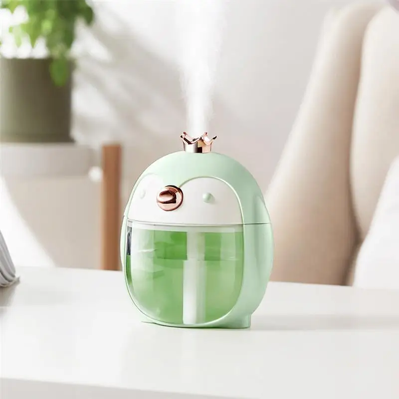 

Humidifier 300ml USB 1.5-2W Air Humidifier Cartoon Portable LED Diffuser For Home Office