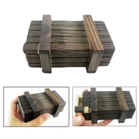 kids wooden magic secret box with drawer wood magic secret drawer compartment puzzle brain teaser toys