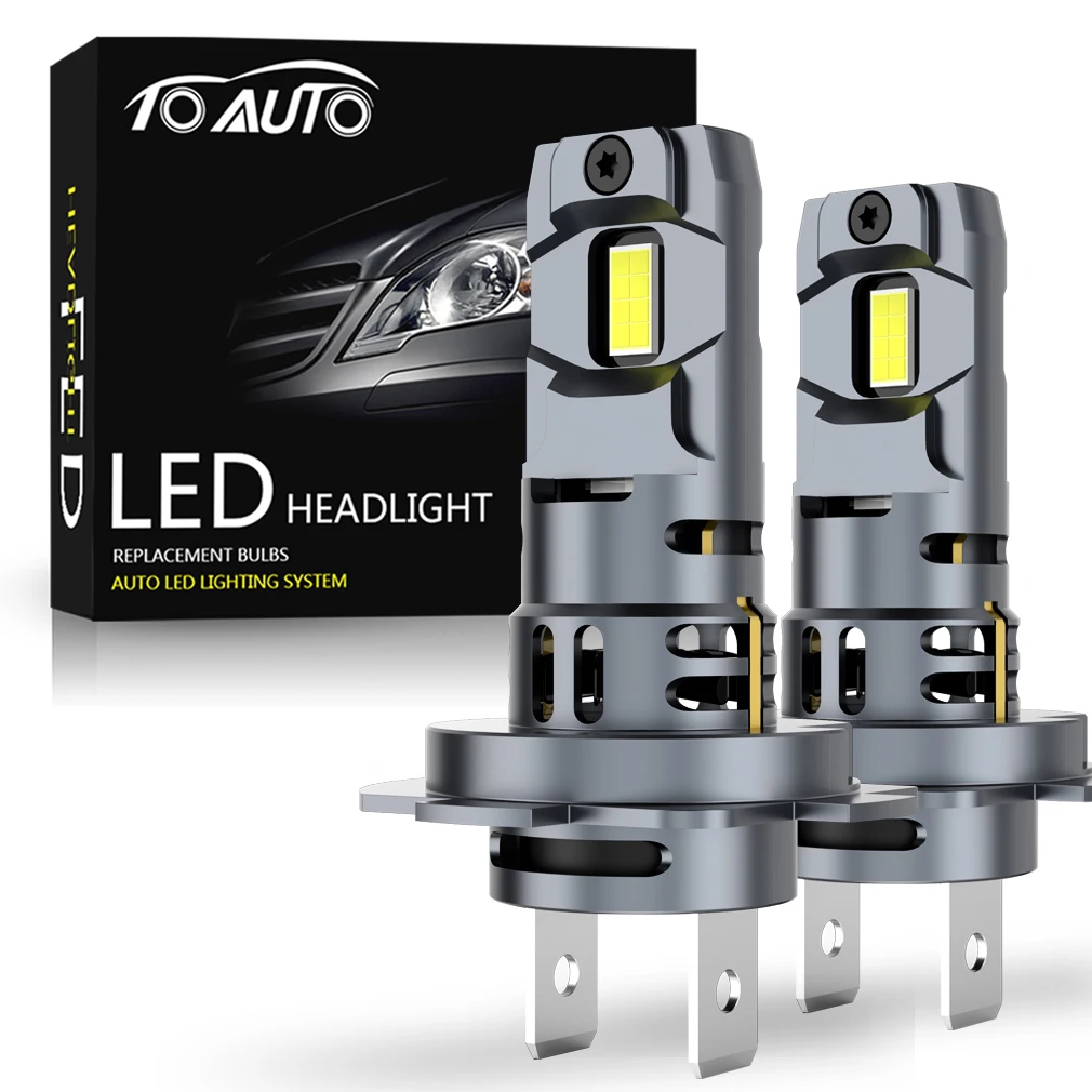 Лампы для автомобильных фар H1 H7 дневные ходовые огни 1:1 мини-турбо фары 3570 чипы CSP