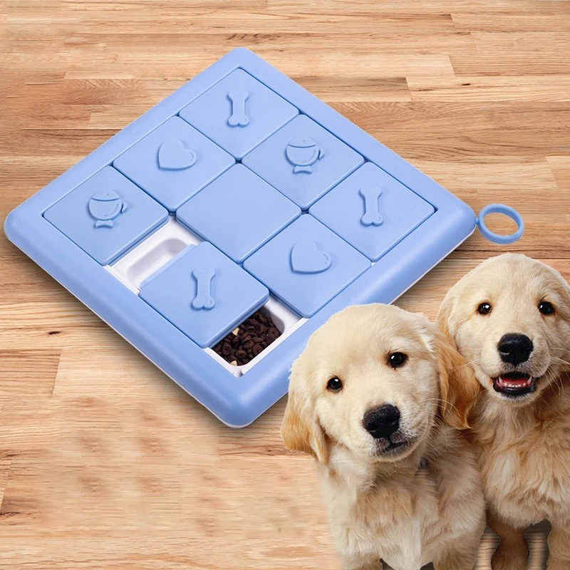 

Slow Feeder For Dog Pet Interactive Puzzle Toy Nonslip Puppies Accessories Interesting Things Dogs Training Game Increase IQ