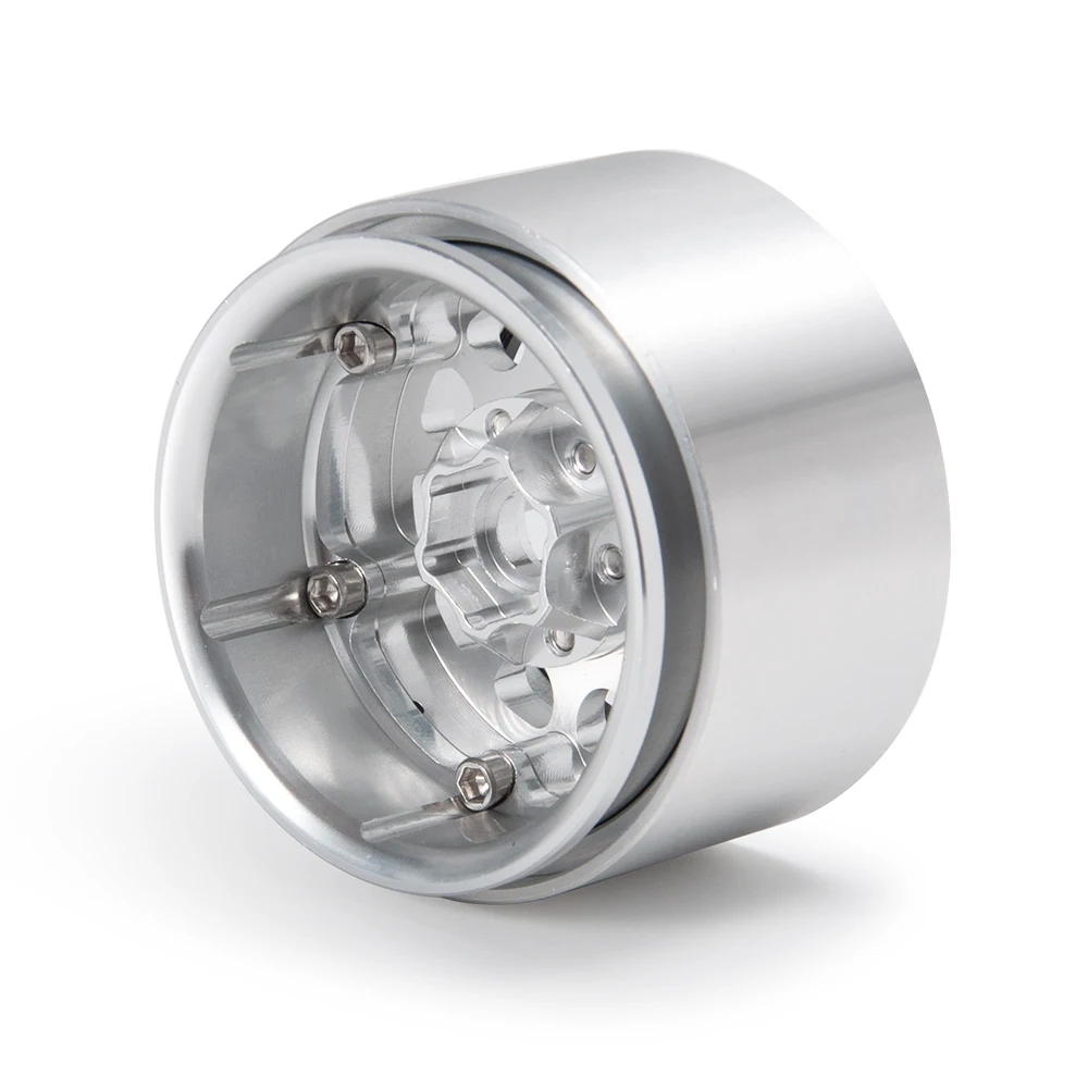 AXSPEED 4 шт./лот алюминиевый сплав 1/10 RC Crawler 1 9 &quotBeadlock Колесные диски ступицы для SCX10