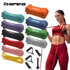 Эластичные ленты высокой плотности, ленты для тренировок, вспомогательные ленты, набор для фитнеса, для тела Сила обучения