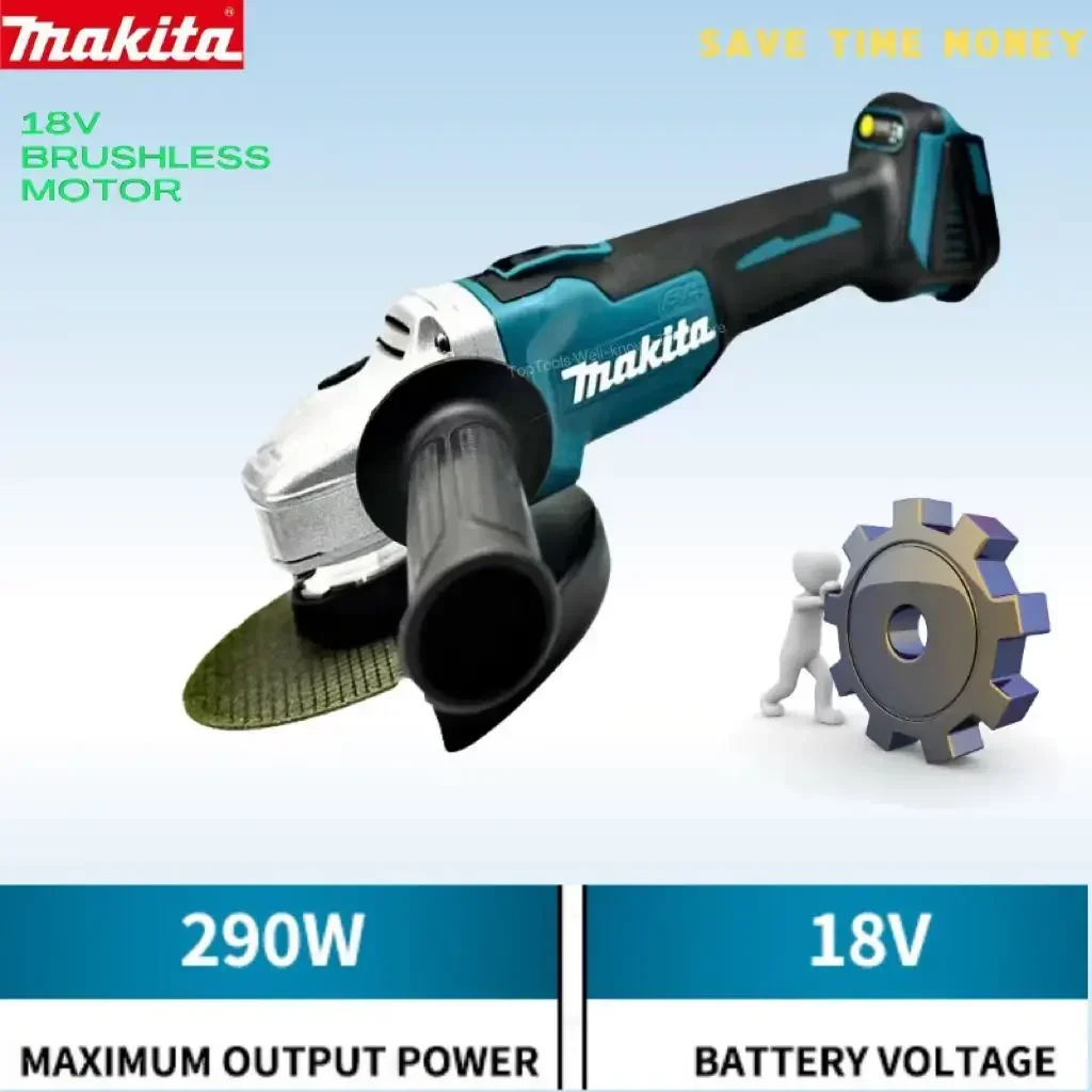 

Беспроводная электрическая шлифовальная машина Makita DGA404, 125/100 мм, 18 в