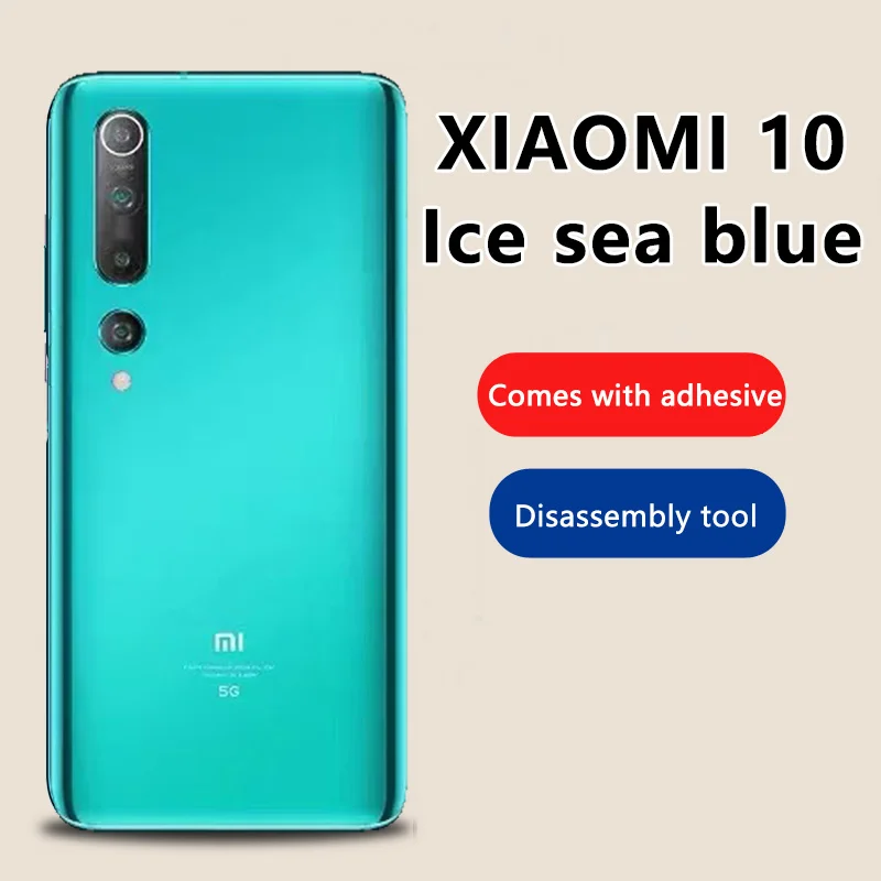 Задняя крышка для аккумулятора Xiaomi Mi 10 задняя корпуса панель запасные части Mi10