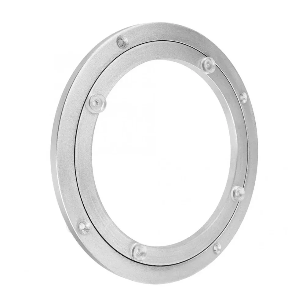 

Turntable Bearing Swivel Plate Base Table Round Dining Restaurant Rotating Cake Professional Ring Display Heavy Home Duty
