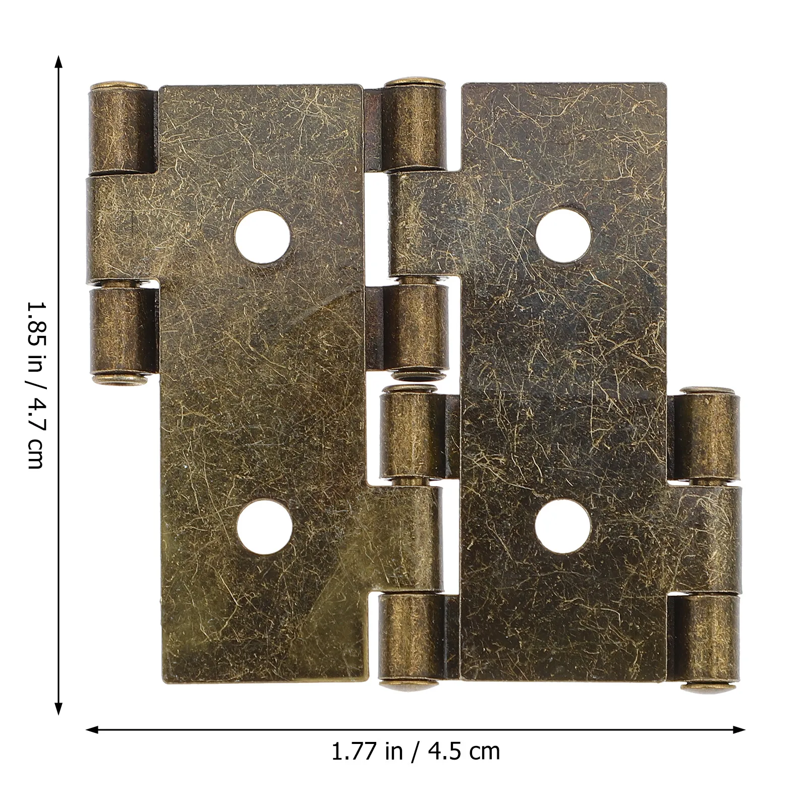 

10 шт., железные петли премиум-класса для дверей шкафа, экрана ворот, складные сверхмощные мебельные петли, устройство для дверного доводчика в стиле ретро