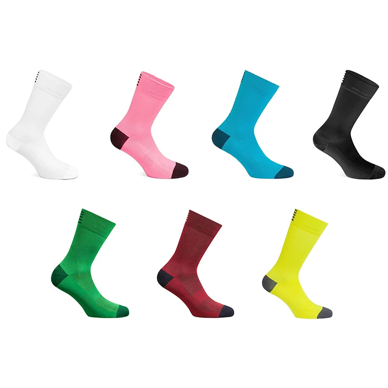 

Профессиональные носки для соревнований, велосипедные носки для мужчин и женщин, спортивные носки для верховой езды, сетчатые носки для баскетбола и бадминтона, гоночные носки, 4 пары