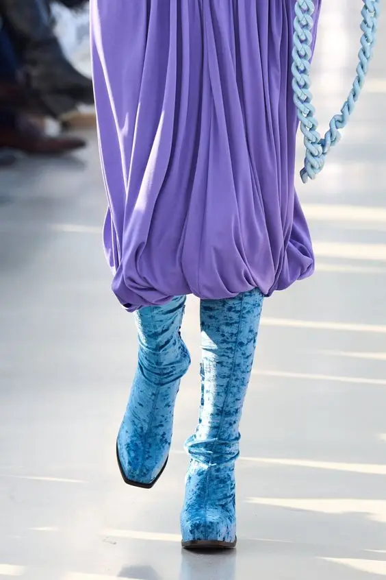 

Женские сапоги выше колена на толстом каблуке, водонепроницаемые сапоги на платформе с квадратным носком, большие размеры, 2022