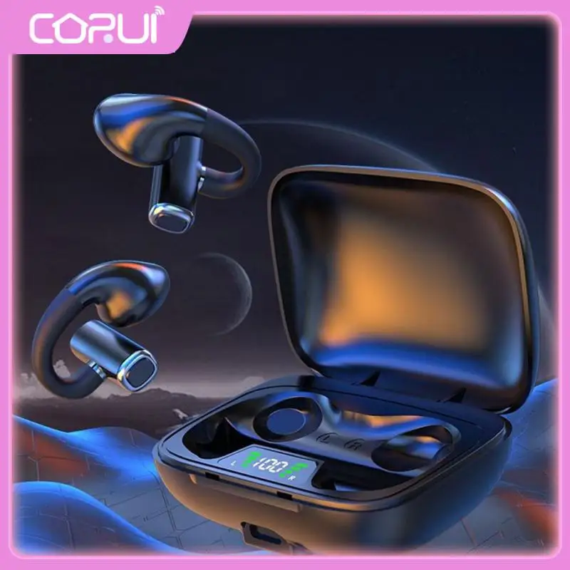 

V5.3 Bt600 Wireless bluetooth-compatible Headset Wear More Secure Sports Earphones Quality Sound Effect Lightweight Body Design