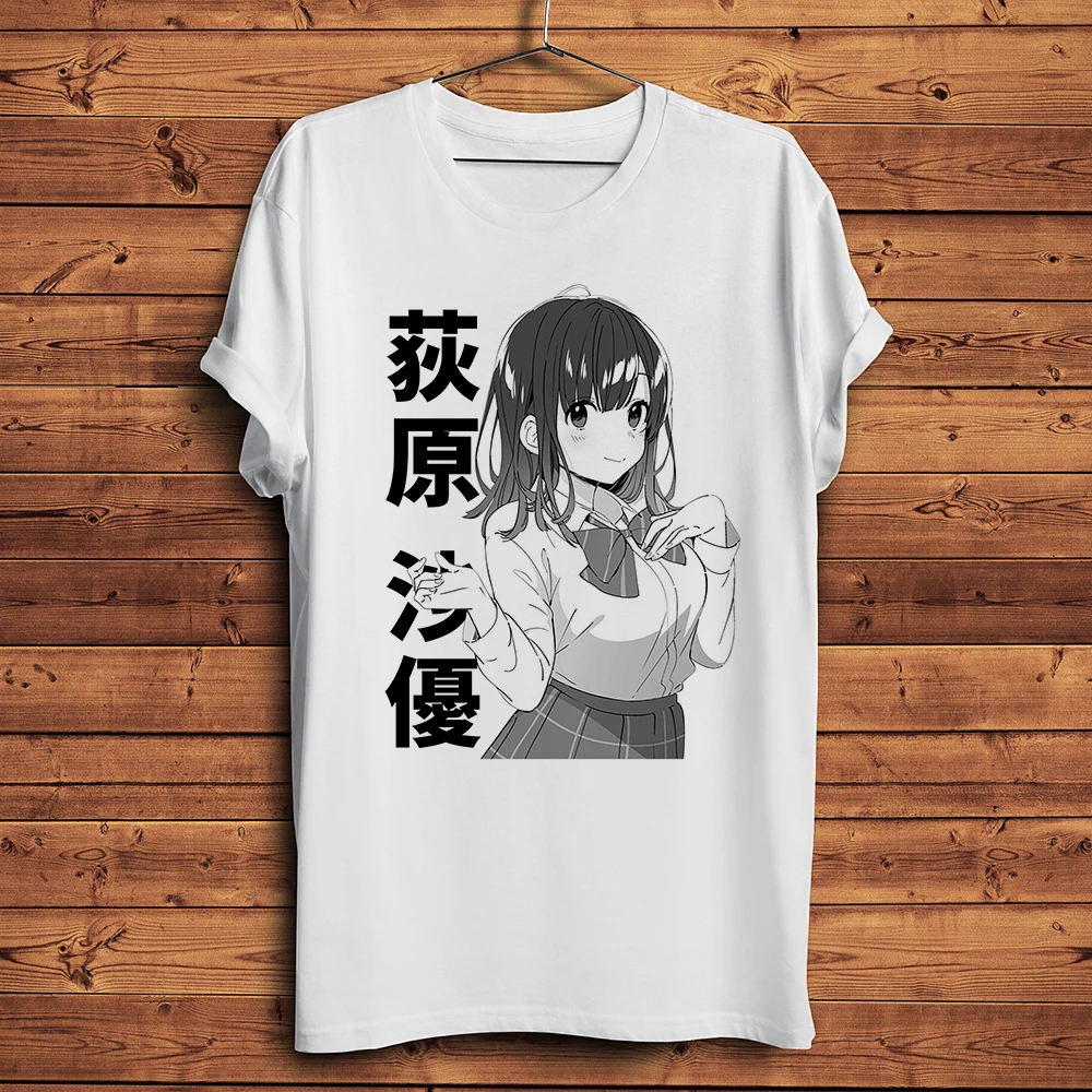 

Ogiwara Sayu Funny Japan Anime T Shirt Men New White Casual Short Sleeve TShirt Unisex Acgn Otaku Waifu Streetwear Tee
