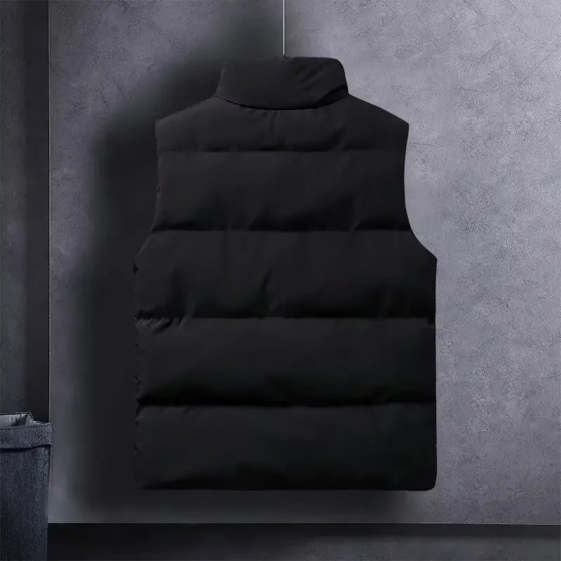 Модный мужской зимний жилет с хлопковой подкладкой