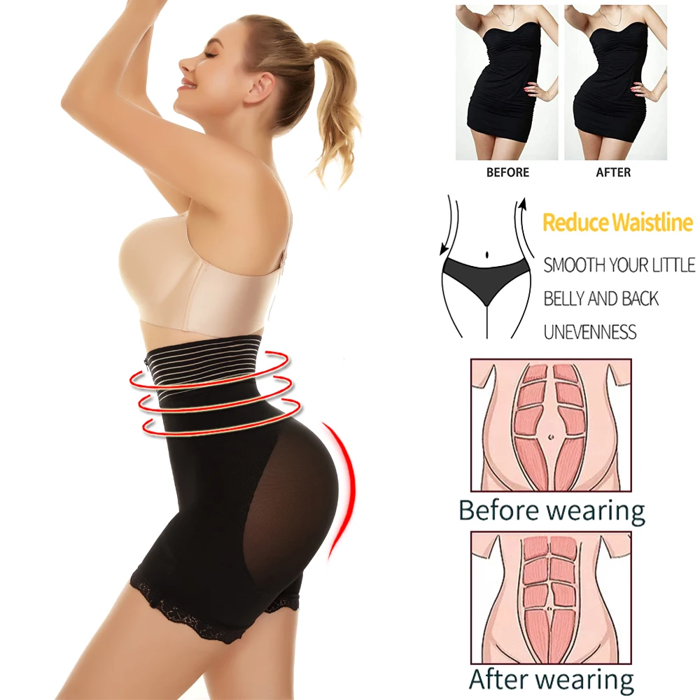 LANFEI Women High Waist Shaper Panties Butt Lifter Postpartum Tummy Control Panties Seamless Body Shapewear Drop Shipping