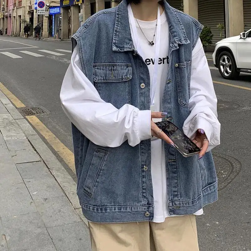 

Denim Vest Coat Women's 2023 New Tank Top