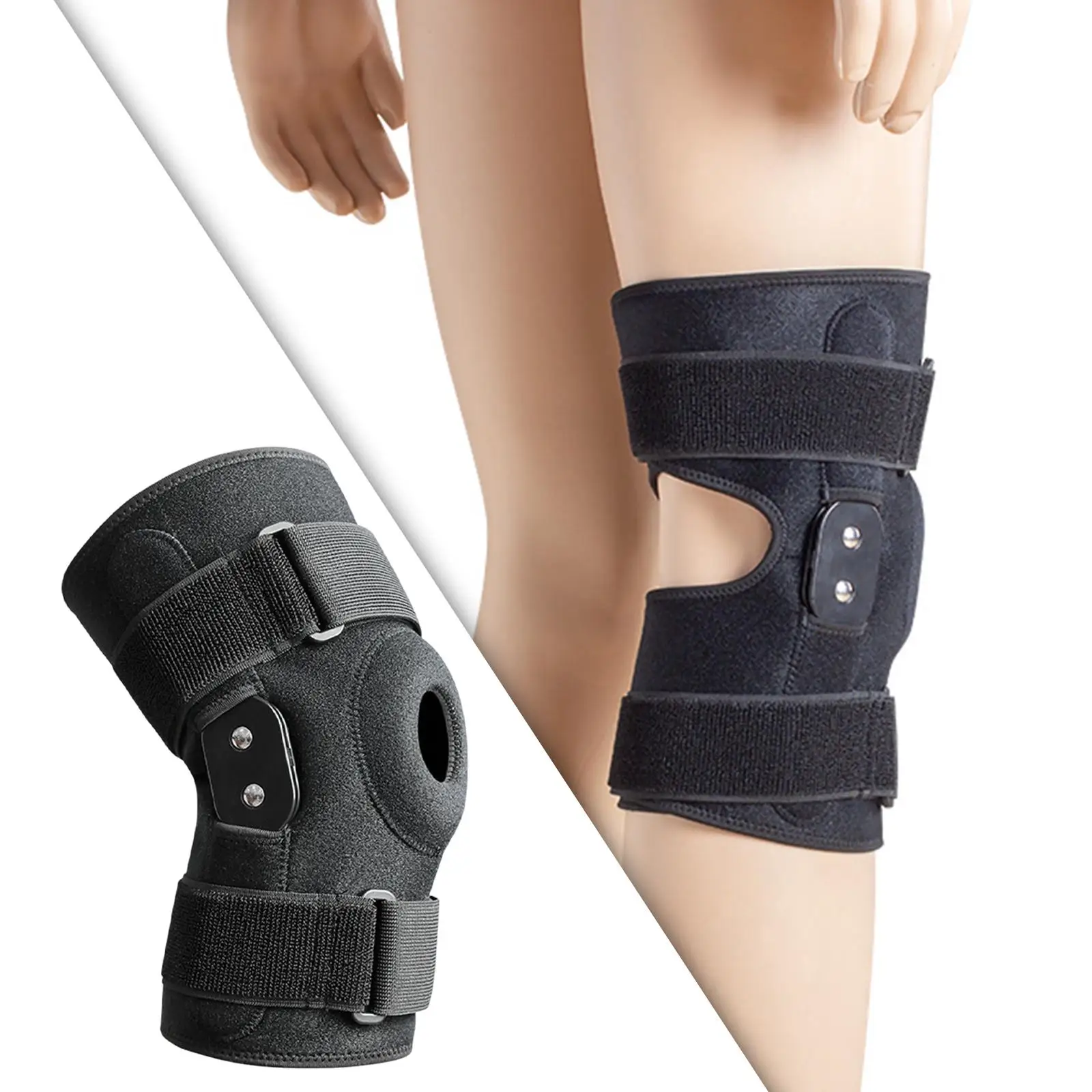 

Soft Knee Brace Support Sports Patella Pad Stabilizer Women Men Compression Strap Protector Gym Fitness Wrestling Volleyball