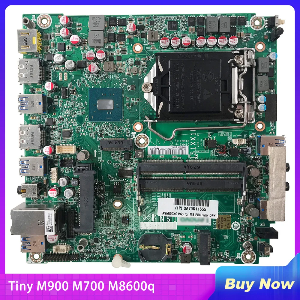 For Lenovo Tiny M900 M700 M8600q Desktop Motherboard 00XG194 03T7496 ISIXXIH Perfect Test Before Shipment