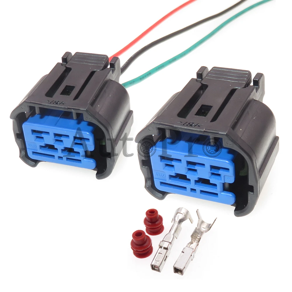 Водонепроницаемый разъем для датчика двигателя с 3 отверстиями, 1 комплект