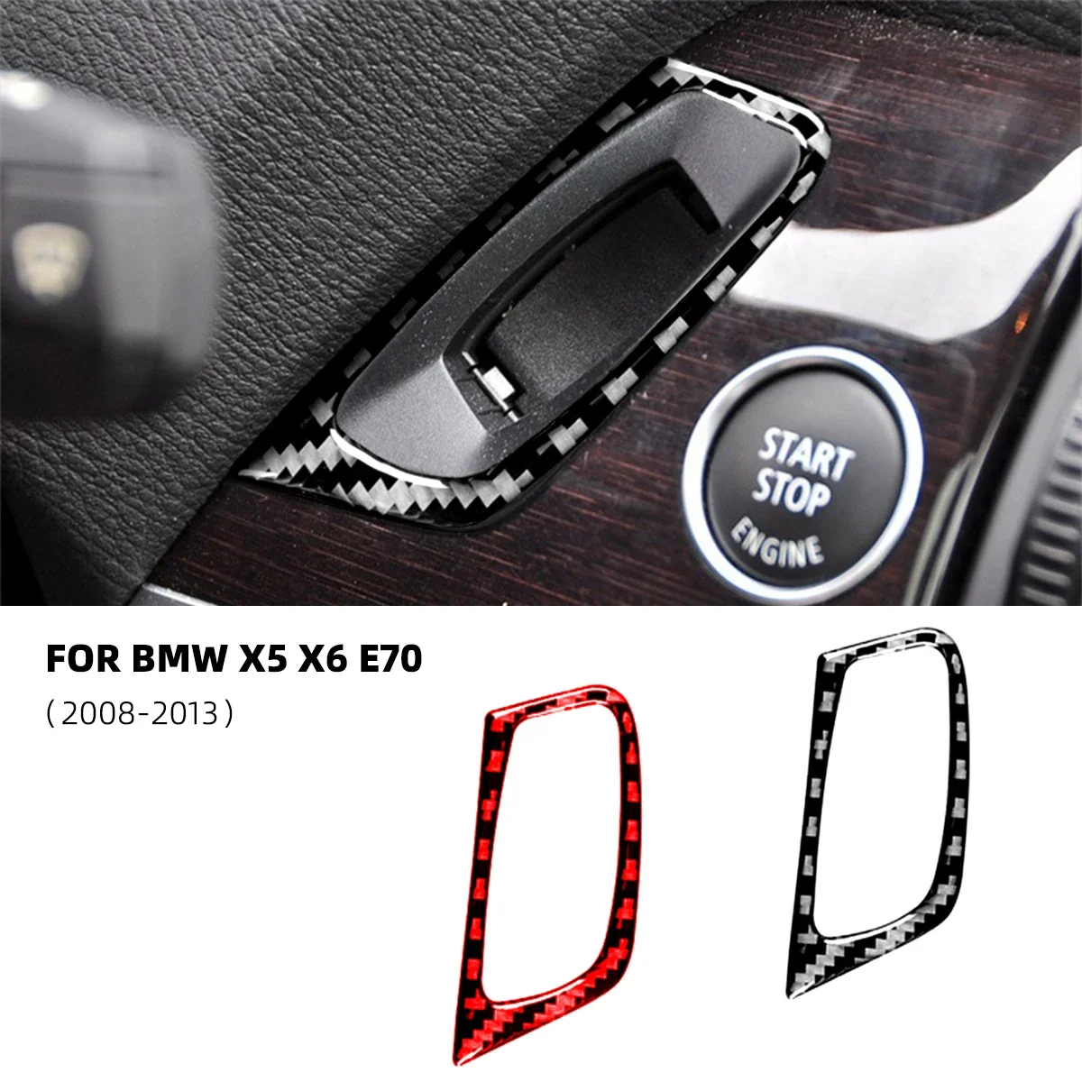 Для BMW X5 E70 X6 E71 2008-2013 автомобильный Стайлинг углеродное волокно автомобильное