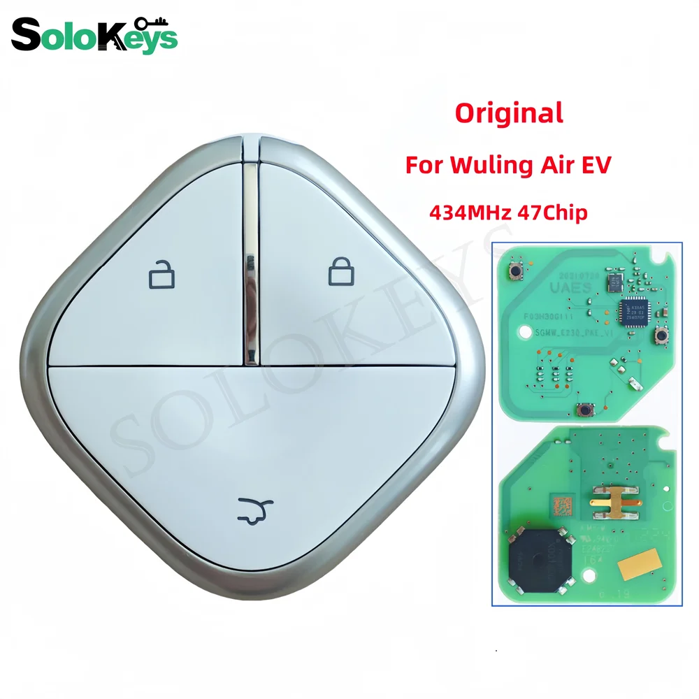 Оригинальный Смарт-пульт дистанционного управления SOLOKEYS F03H30G111 P/N: 23734623 для Wuling Air