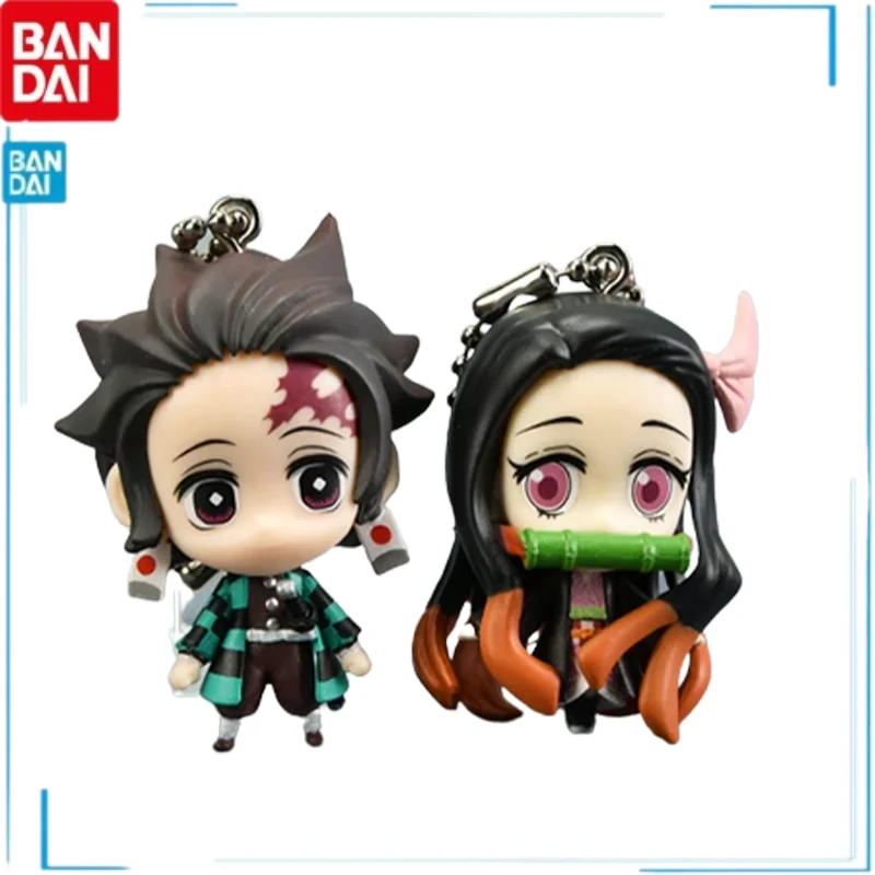 

Bandai Genuine Japanese Anime Demon Slayer Kamado Nezuko Uzui Tengen Different Style Models PVC Action Figure Key Chain