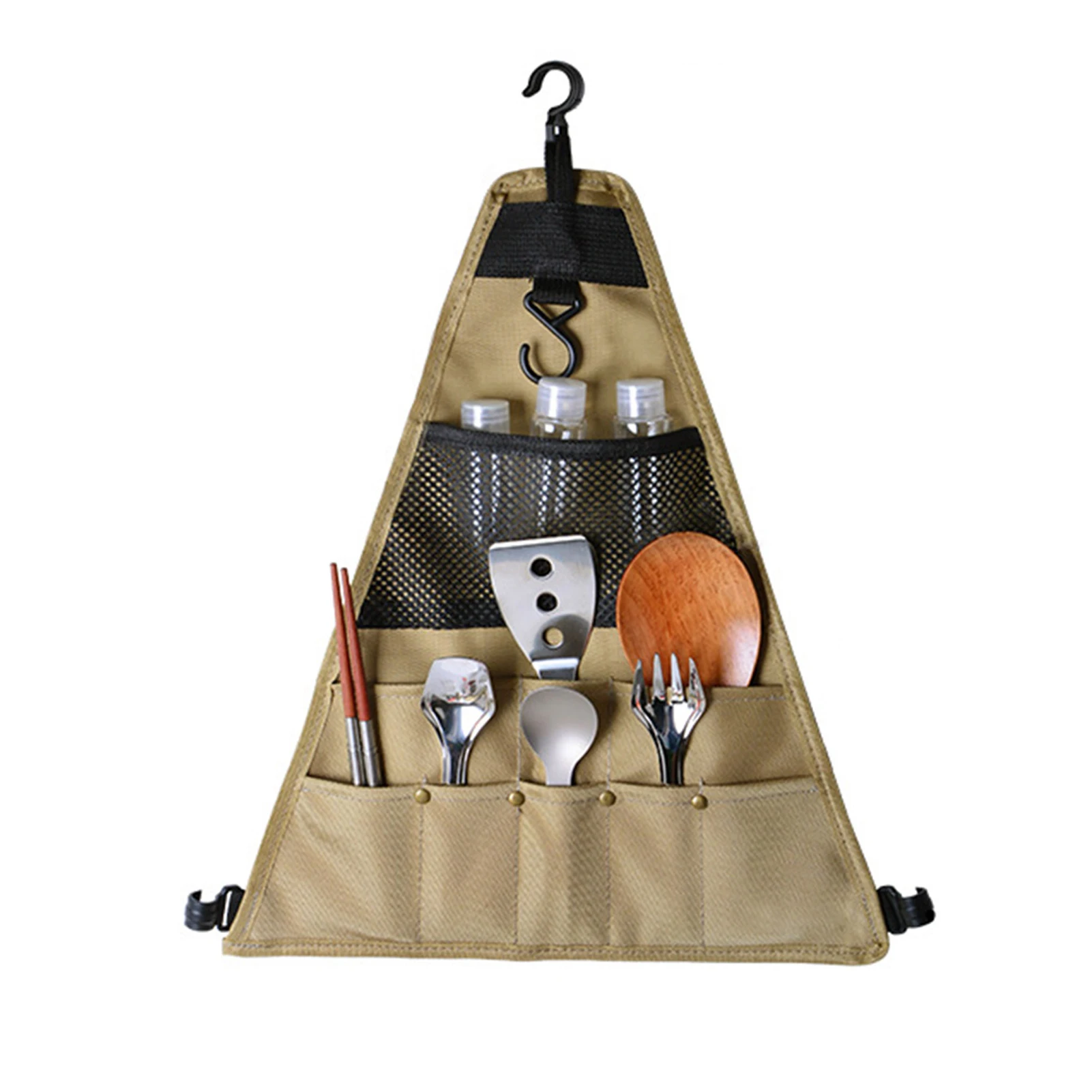 

Подвеска для столовых приборов сумка из ткани Оксфорд, посуда для улицы, аксессуары, водонепроницаемая Портативная сумка для хранения, обор...