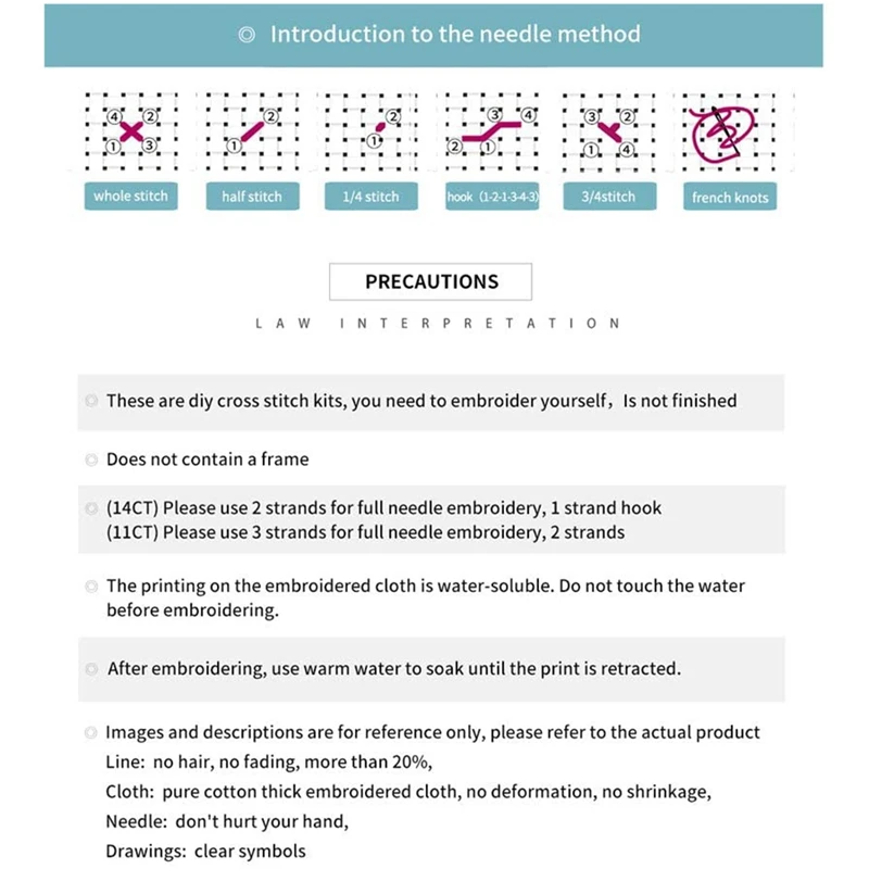 Наборы для вышивки крестиком штампованная вышивка Стартовые наборы начинающих